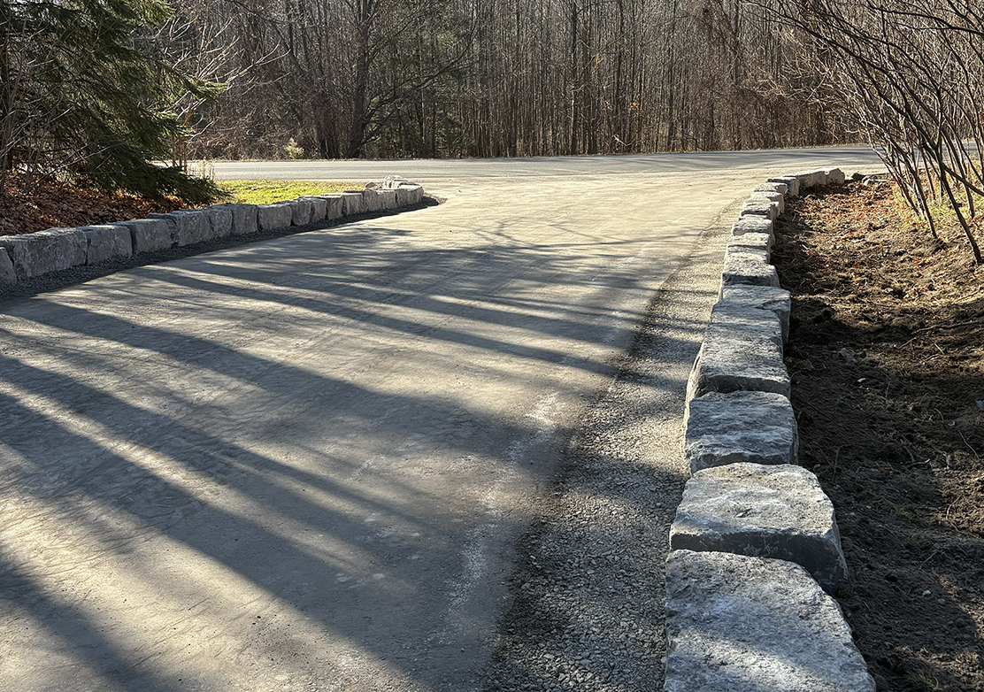 Caledon Armourstone Driveway